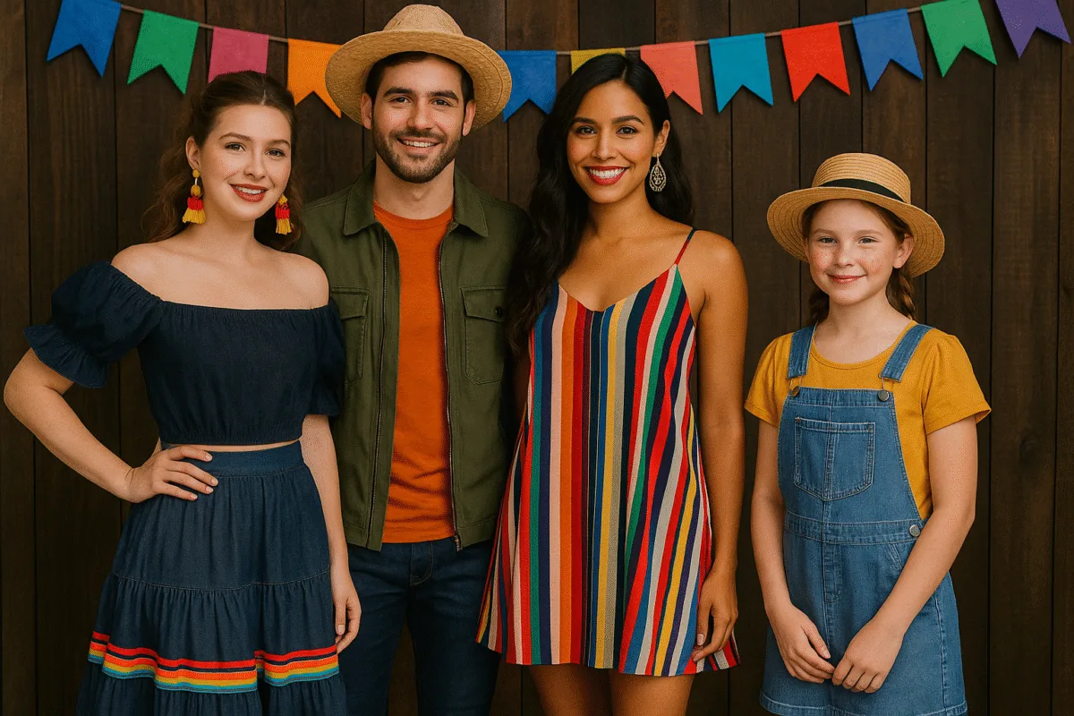 Roupas de festa junina 